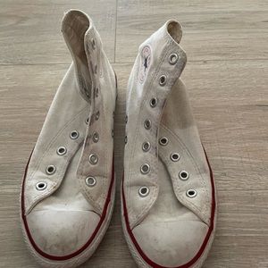 white ankle converse